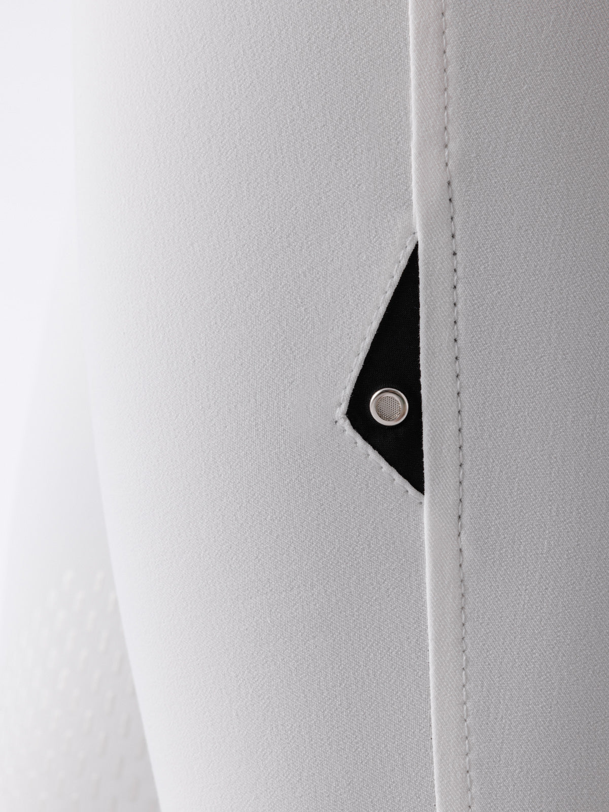 Equiline Ash "Black Triangle" Women's Riding Breeches - White - Equiline - Equiluxe Tack