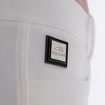 Equiline Ash "Black Triangle" Women's Riding Breeches - White - Equiline - Equiluxe Tack