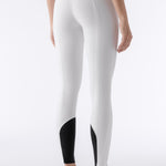 Equiline Ash "Black Triangle" Women's Riding Breeches - White - Equiline - Equiluxe Tack