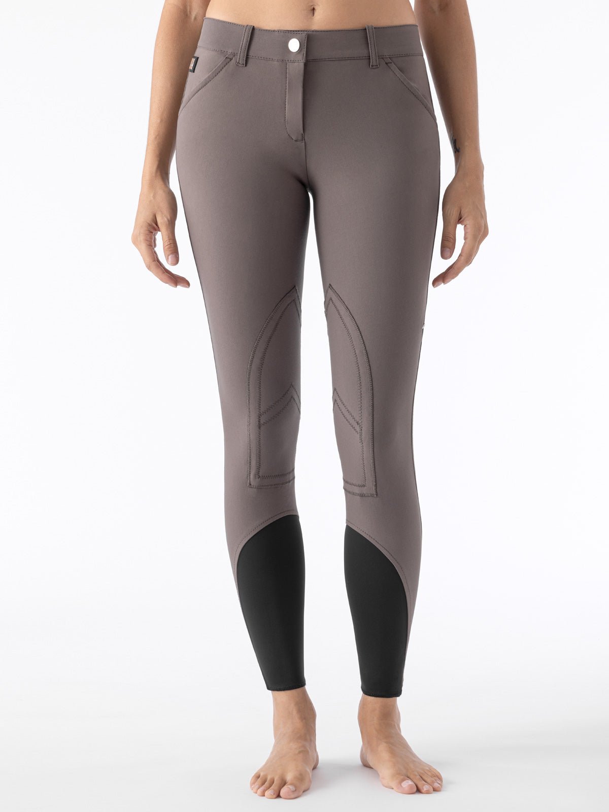 Equiline Boston "Black Triangle" Women's Riding Breeches - Marsh - Equiline - Equiluxe Tack