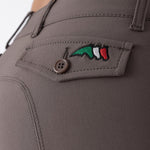 Equiline Boston "Black Triangle" Women's Riding Breeches - Marsh - Equiline - Equiluxe Tack