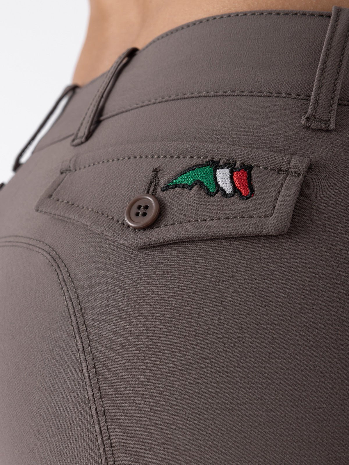 Equiline Boston "Black Triangle" Women's Riding Breeches - Marsh - Equiline - Equiluxe Tack