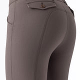 Equiline Boston "Black Triangle" Women's Riding Breeches - Marsh - Equiline - Equiluxe Tack