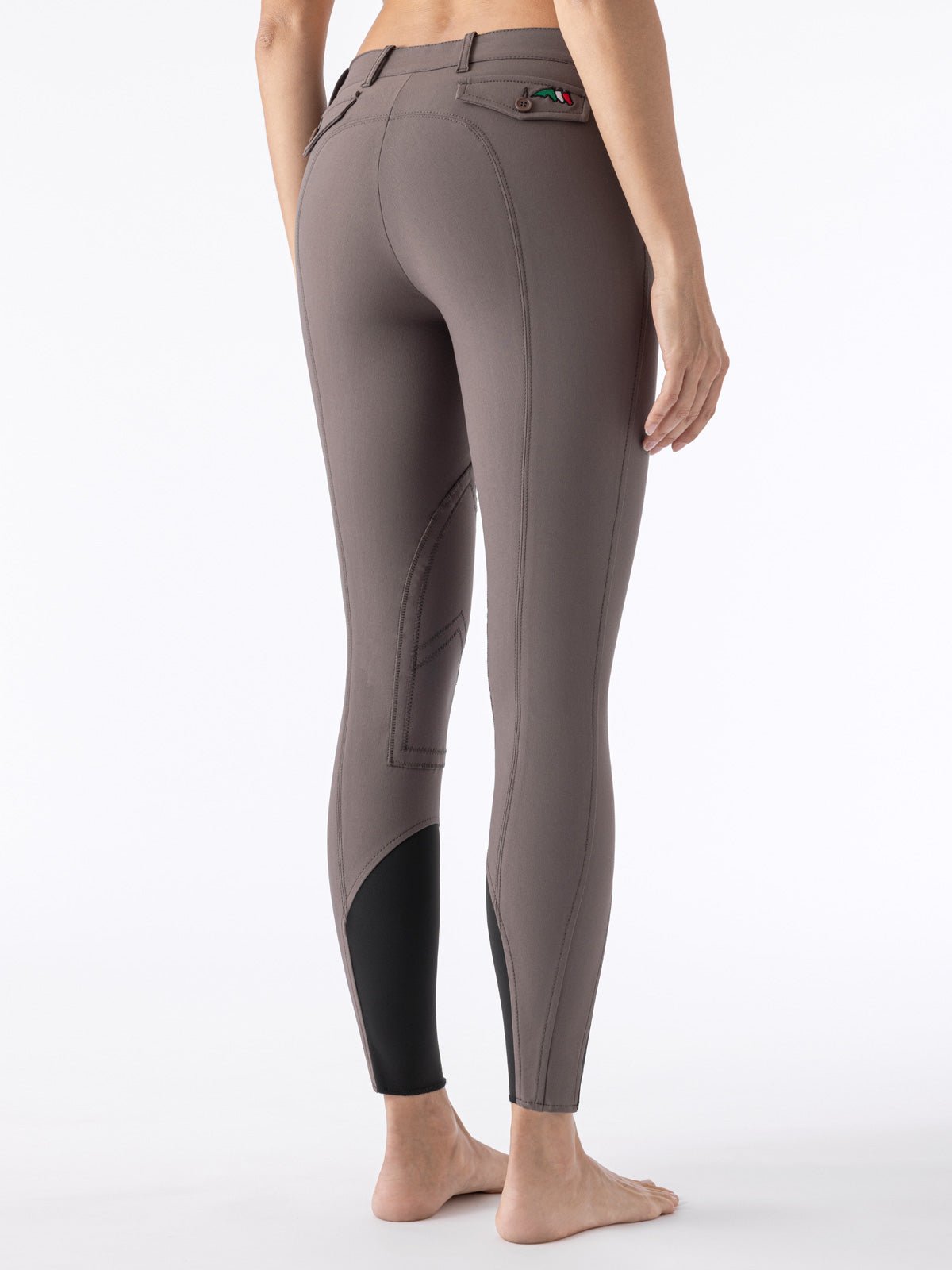 Equiline Boston "Black Triangle" Women's Riding Breeches - Marsh - Equiline - Equiluxe Tack