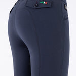 Equiline Boston "Black Triangle" Women's Riding Breeches - Navy - Equiline - Equiluxe Tack