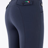 Equiline Boston "Black Triangle" Women's Riding Breeches - Navy - Equiline - Equiluxe Tack