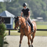 Equishow Short Sleeve Lace shirt - Black - EquiShow - Equiluxe Tack