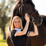 Equishow Short Sleeve Lace shirt - Black - EquiShow - Equiluxe Tack