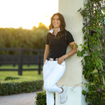 Equisite Evelyn Short Sleeve Mesh Show Shirt - Equisite - Equiluxe Tack