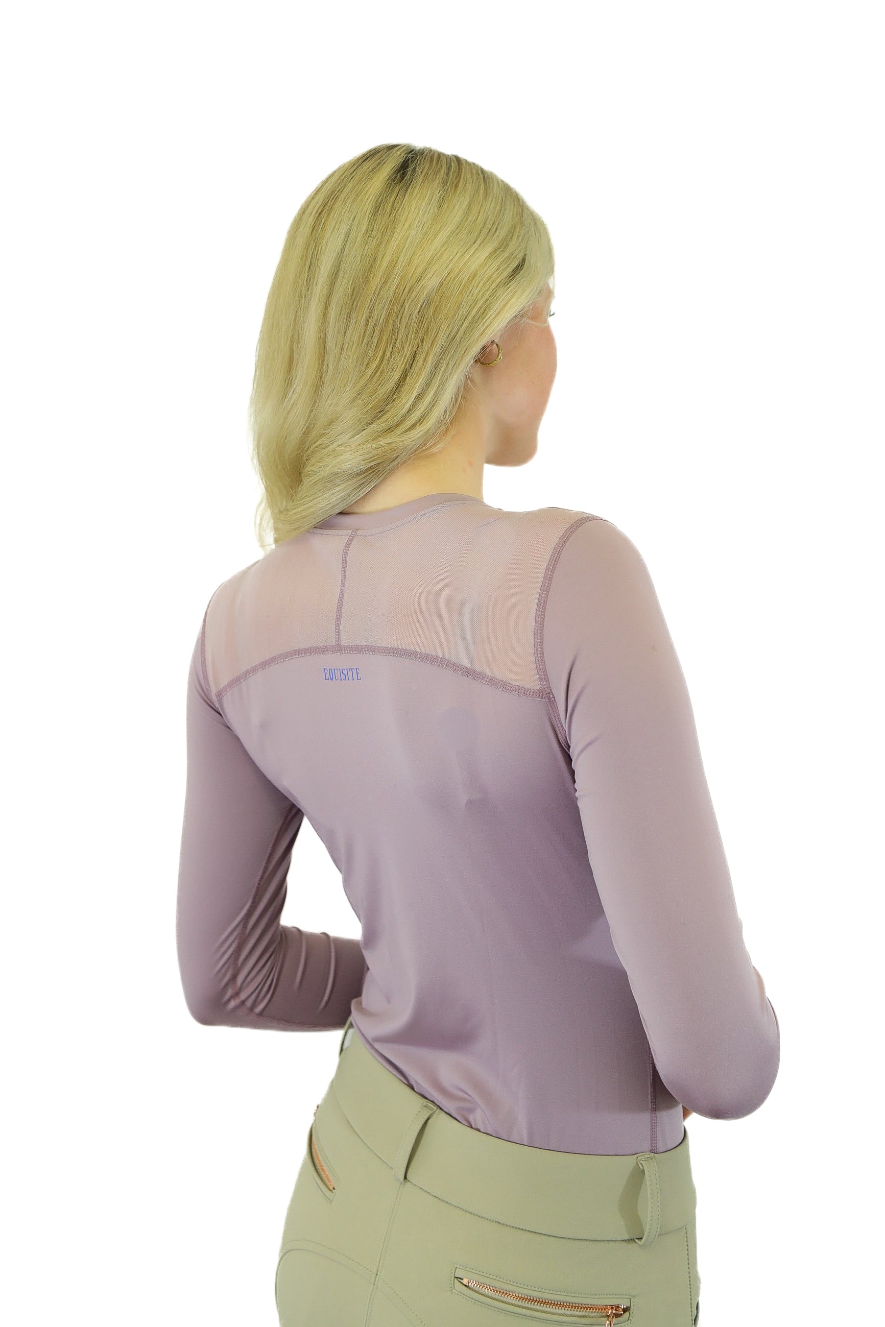 Equisite Maeve Long Sleeve Mesh Riding Shirt - Equisite - Equiluxe Tack