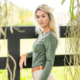Equisite Maeve Long Sleeve Mesh Riding Shirt - Equisite - Equiluxe Tack