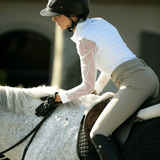 Equisite Ophelia Long Sleeve Lace Show Shirt - Equisite - Equiluxe Tack