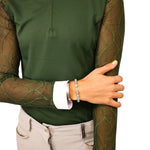 Equisite Ophelia Long Sleeve Lace Show Shirt - Equisite - Equiluxe Tack