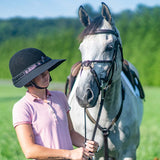 EquiVisor® Glitz Sun Protection Riding Helmet Visor - 3 Colors - Equivisor - Equiluxe Tack