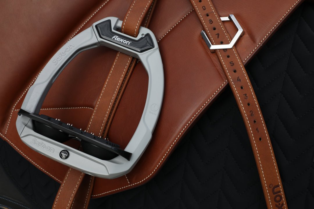 Flex - On Safe - On JUNIOR Stirrups Inclined w/ Ultra Grip - Multiple Colors - Flex - On - Equiluxe Tack