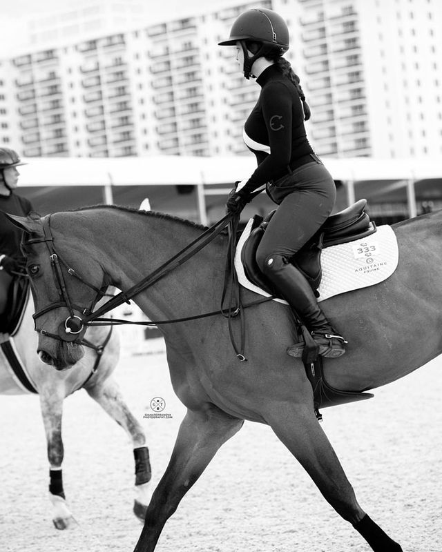GRACE Turtleneq Long Sleeve Sunshirt - Black & White - Equestrian Club - Equiluxe Tack