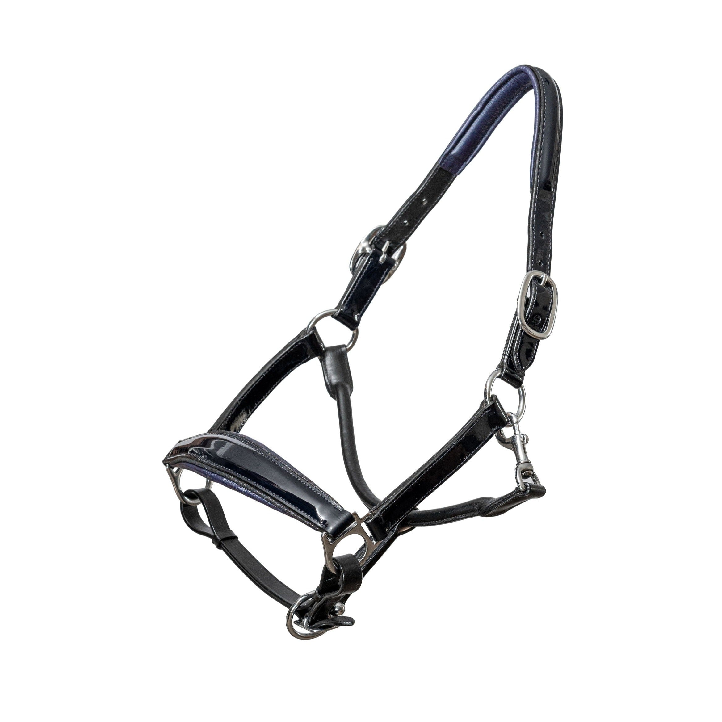 Halter Ego Kentucky Navy Patent Leather Halter - Halter Ego® - Equiluxe Tack