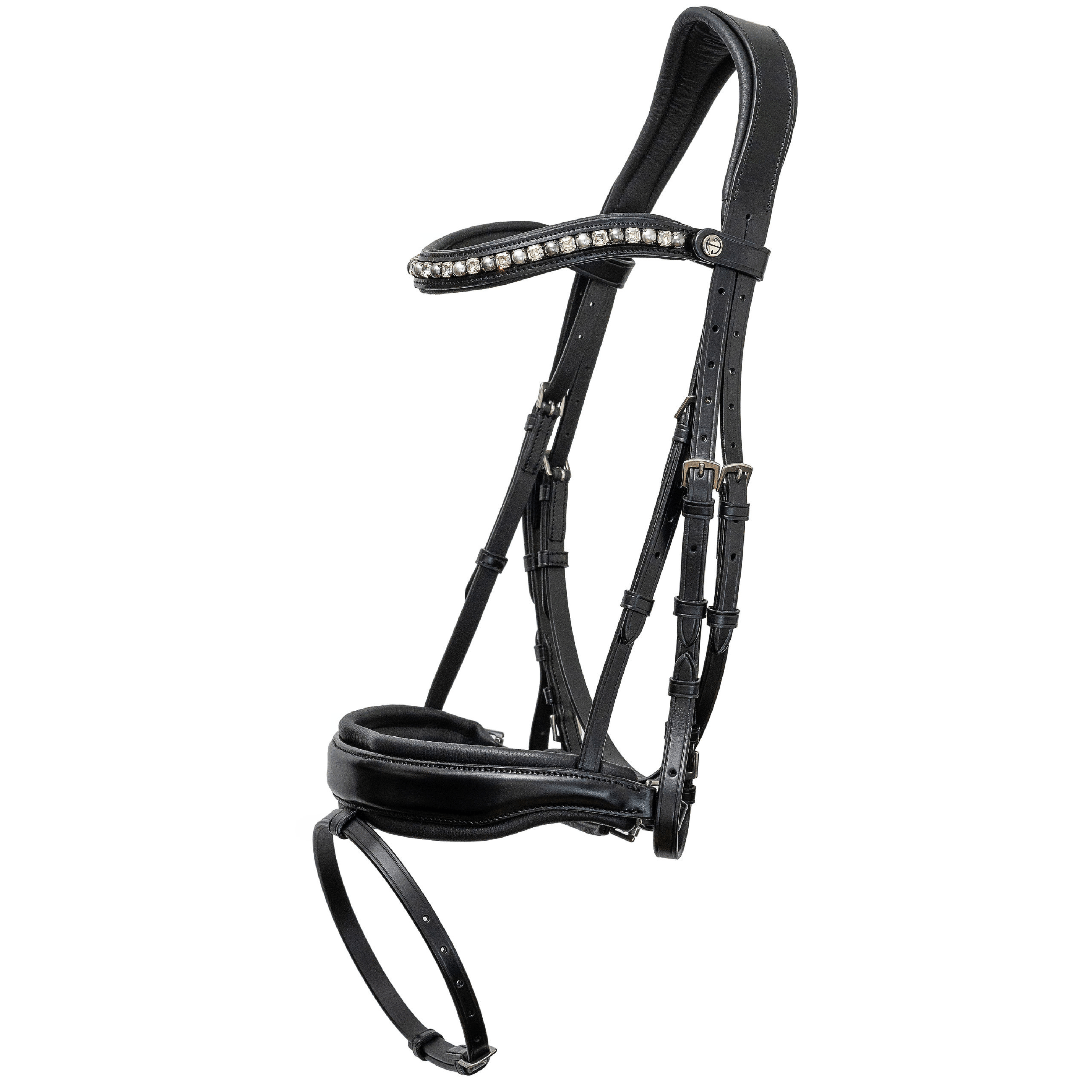 Halter Ego The Brixton Snaffle Bridle - Black Leather Anatomical Snaffle Bridle - Halter Ego® - Equiluxe Tack