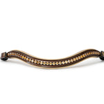 Halter Ego The Catalonia Metallic Bronze Leather Snaffle Bridle with Removable Flash - Halter Ego® - Equiluxe Tack