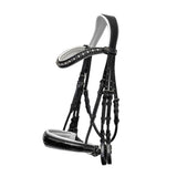 Halter Ego The Harlow Black Rolled Leather Double Bridle - Halter Ego® - Equiluxe Tack