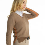 Hannah Childs Angelina Herringbone Stripe Sweater - Hannah Childs Lifestyle - Equiluxe Tack