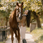 Hannah Childs Angelina Herringbone Stripe Sweater - Hannah Childs Lifestyle - Equiluxe Tack