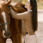 Hannah Childs Angelina Herringbone Stripe Sweater - Hannah Childs Lifestyle - Equiluxe Tack