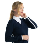 Hannah Childs Angelina Stripe V Neck Sweater - Hannah Childs Lifestyle - Equiluxe Tack