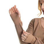 Hannah Childs Asher Bamboo V Neck Sweatshirt - Hannah Childs Lifestyle - Equiluxe Tack