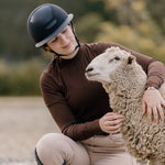 Hannah Childs Cameron Rib Mock Neck Performance Top - Hannah Childs Lifestyle - Equiluxe Tack