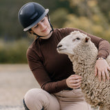 Hannah Childs Cameron Rib Mock Neck Performance Top - Hannah Childs Lifestyle - Equiluxe Tack