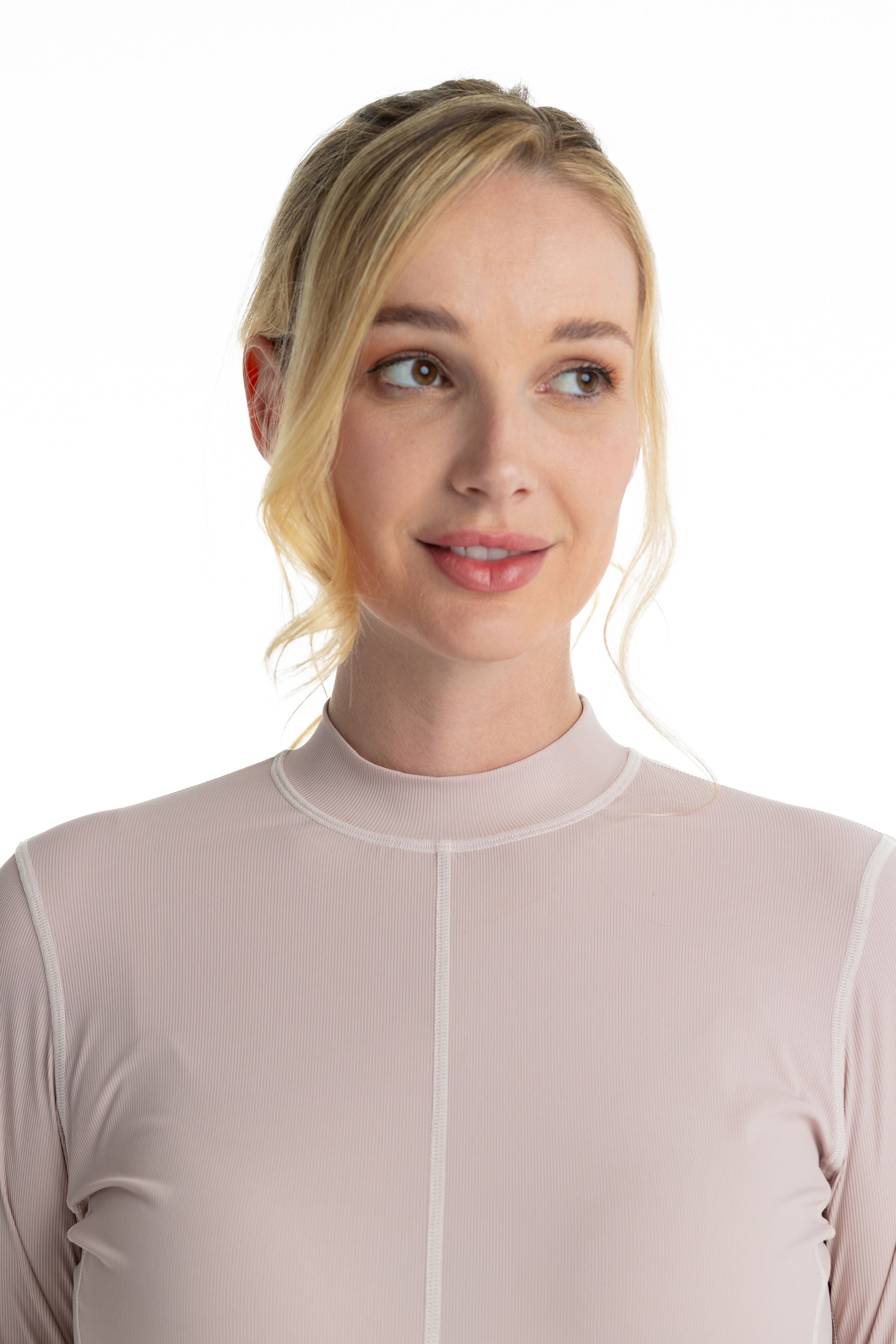 Hannah Childs Cameron Rib Mock Neck Performance Top - Hannah Childs Lifestyle - Equiluxe Tack