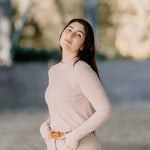 Hannah Childs Cameron Rib Mock Neck Performance Top - Hannah Childs Lifestyle - Equiluxe Tack