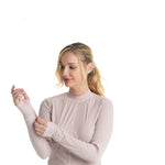 Hannah Childs Cameron Rib Mock Neck Performance Top - Hannah Childs Lifestyle - Equiluxe Tack