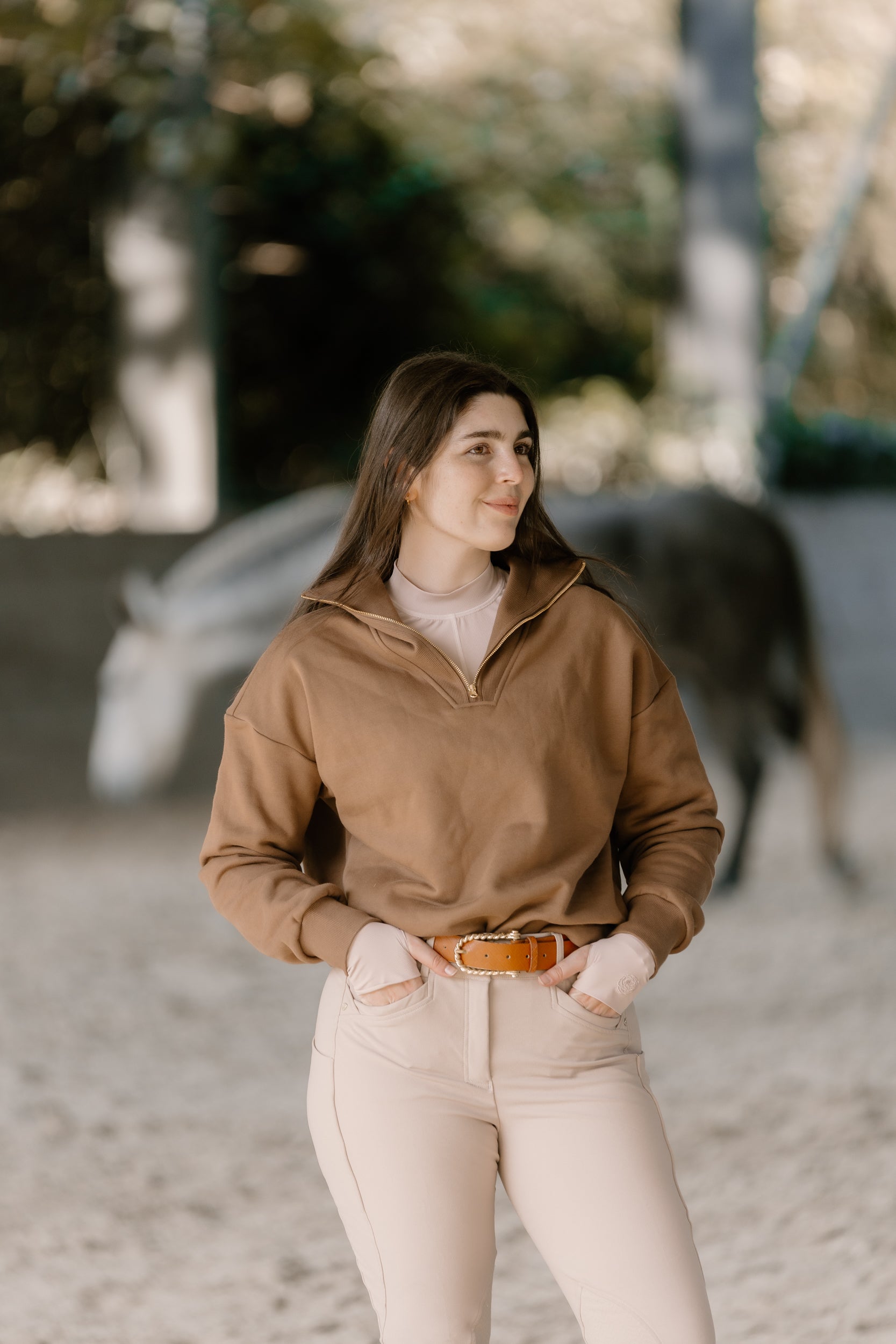 Hannah Childs Charlie 1/4 Zip Warm Up - Hannah Childs Lifestyle - Equiluxe Tack