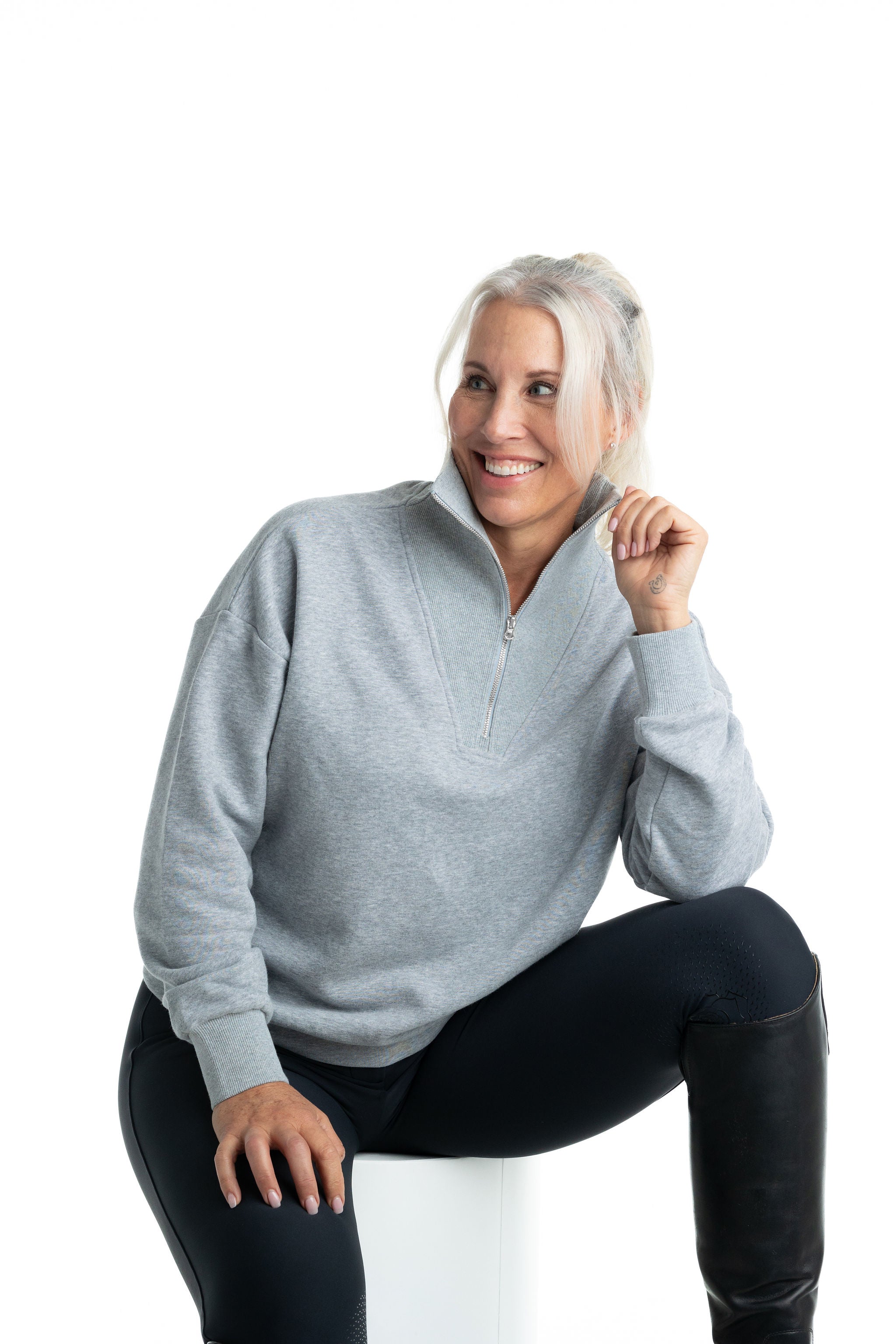 Hannah Childs Charlie 1/4 Zip Warm Up - Hannah Childs Lifestyle - Equiluxe Tack