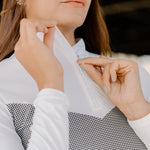 Hannah Childs Clarissa Mesh Long Sleeve Zip Top - Hannah Childs Lifestyle - Equiluxe Tack
