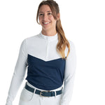 Hannah Childs Clarissa Mesh Long Sleeve Zip Top - Hannah Childs Lifestyle - Equiluxe Tack