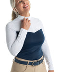 Hannah Childs Clarissa Mesh Long Sleeve Zip Top - Hannah Childs Lifestyle - Equiluxe Tack