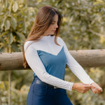 Hannah Childs Clarissa Mesh Long Sleeve Zip Top - Hannah Childs Lifestyle - Equiluxe Tack