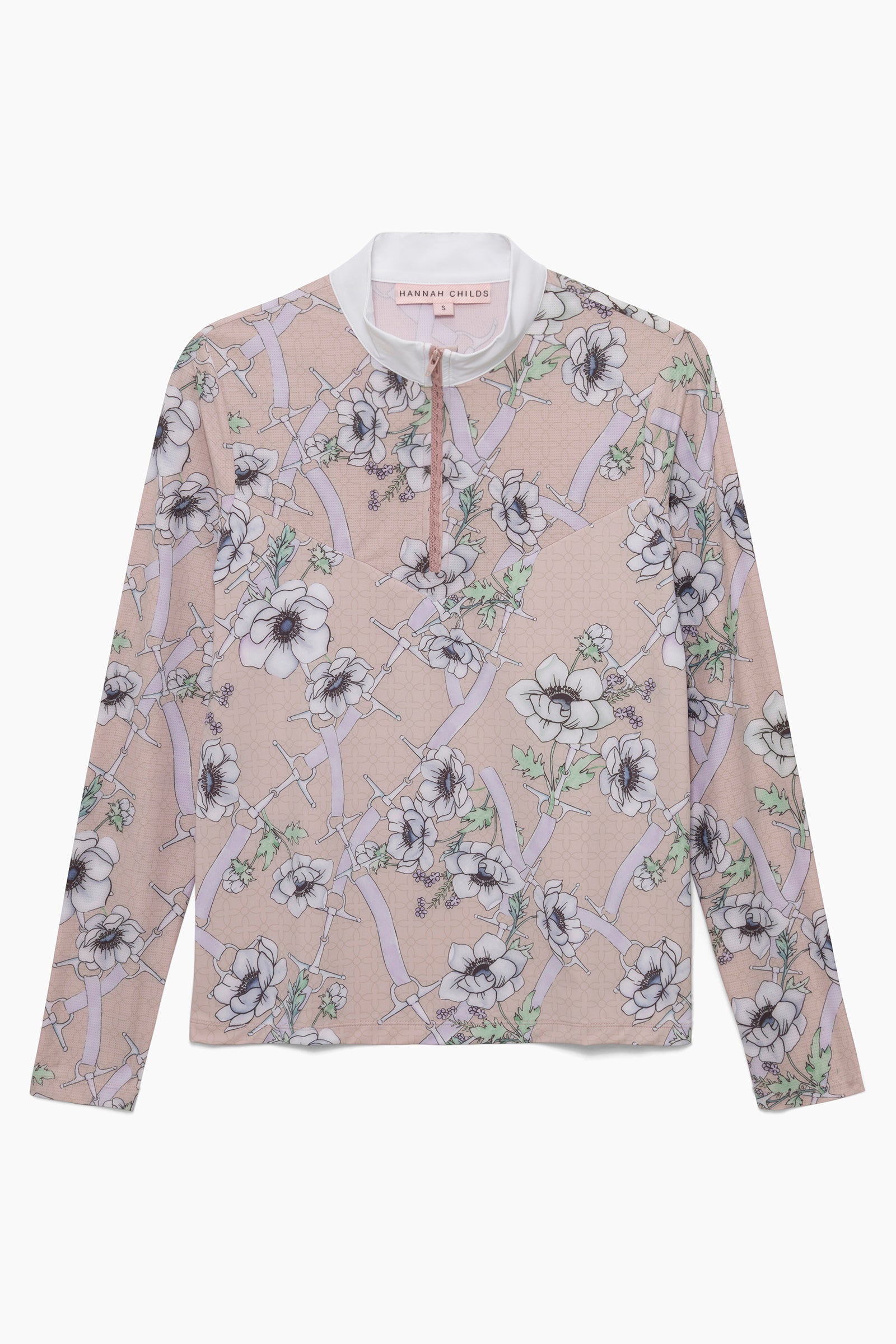 Hannah Childs Clarissa Mesh Long Sleeve Zip Top - Hannah Childs Lifestyle - Equiluxe Tack