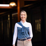 Hannah Childs Clarissa Mesh Long Sleeve Zip Top - Hannah Childs Lifestyle - Equiluxe Tack