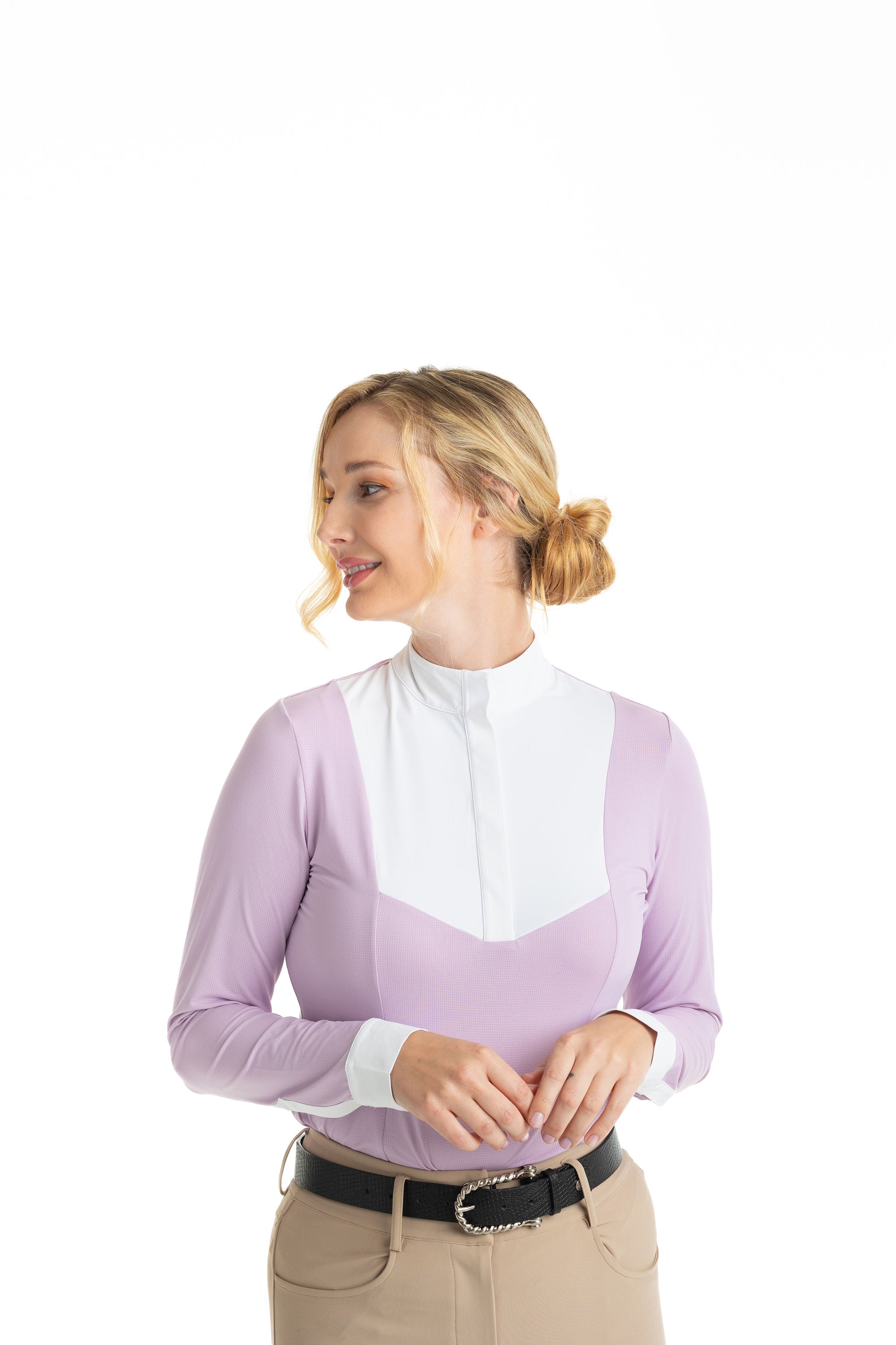 Hannah Childs Luna Long Sleeve Show Shirt - Hannah Childs Lifestyle - Equiluxe Tack