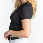 Hannah Childs Maddy Perforated Short Sleeve Tech Tee - Hannah Childs Lifestyle - Equiluxe Tack