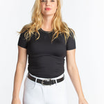 Hannah Childs Maddy Perforated Short Sleeve Tech Tee - Hannah Childs Lifestyle - Equiluxe Tack