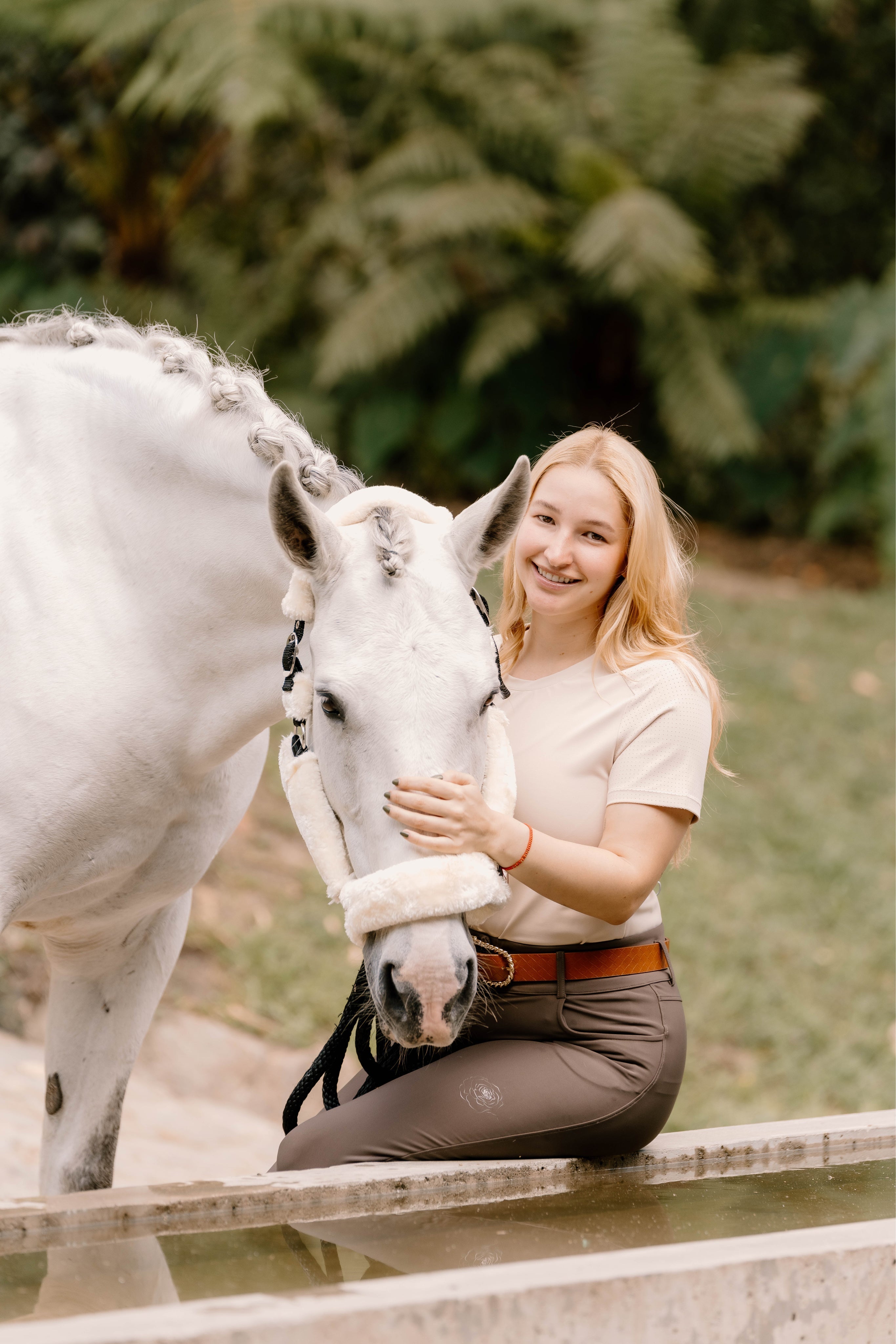 Hannah Childs Maddy Perforated Short Sleeve Tech Tee - Hannah Childs Lifestyle - Equiluxe Tack