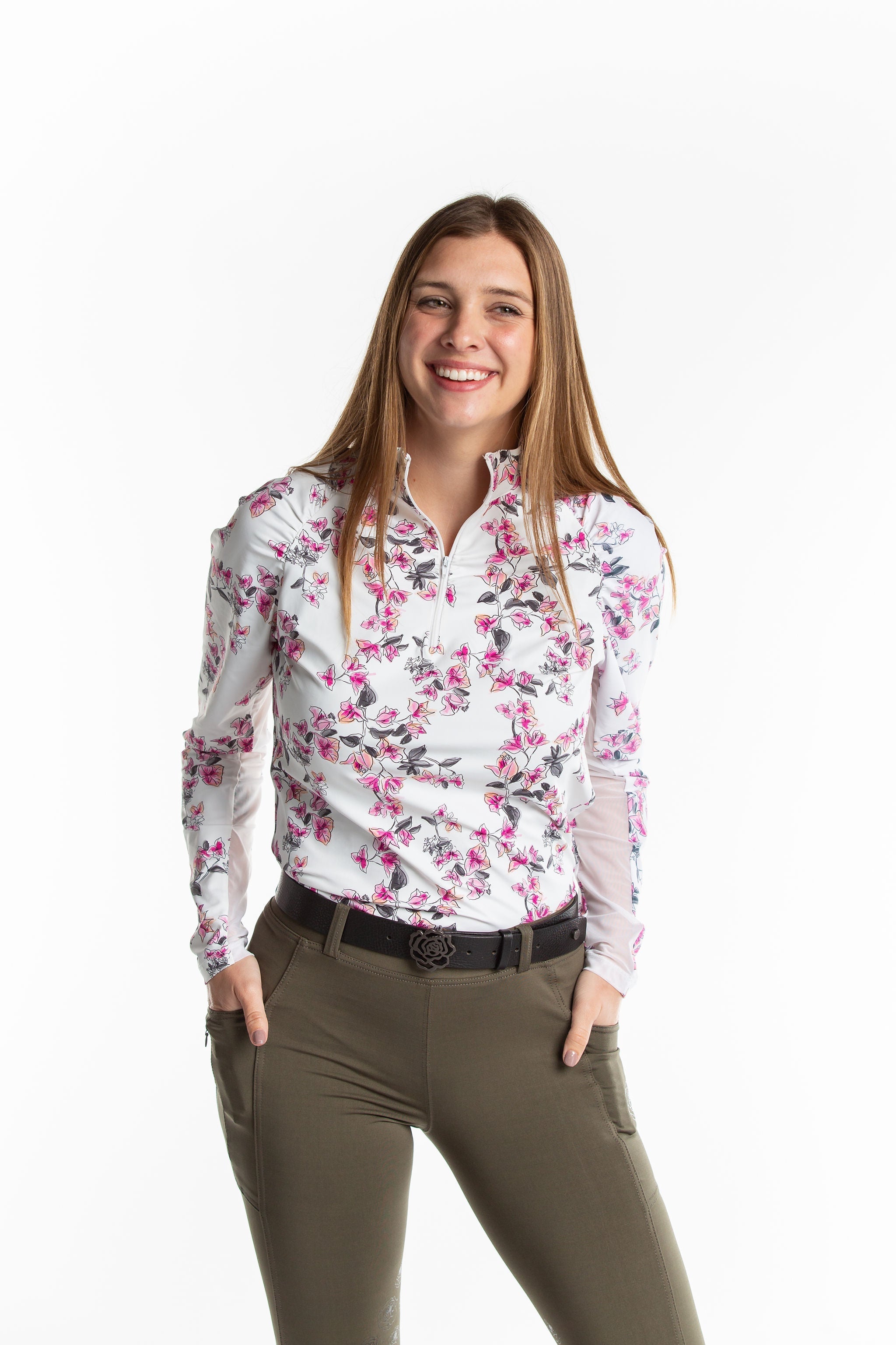 Hannah Childs Naomi Long Sleeve Zip Top - Hannah Childs Lifestyle - Equiluxe Tack