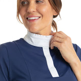 Hannah Childs Rachel Ruffle Short Sleeve Show Shirt - Hannah Childs Lifestyle - Equiluxe Tack