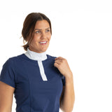 Hannah Childs Rachel Ruffle Short Sleeve Show Shirt - Hannah Childs Lifestyle - Equiluxe Tack