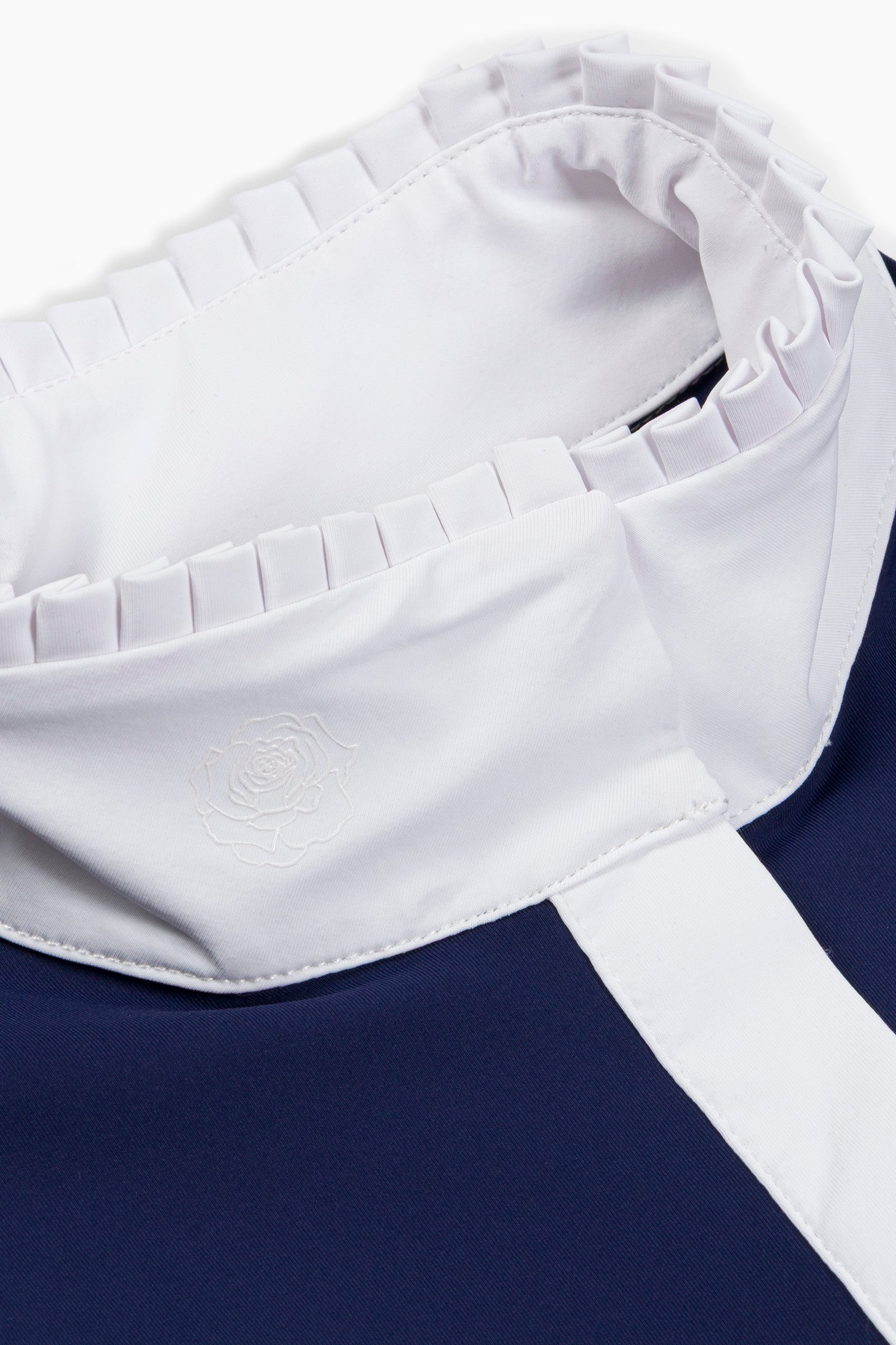 Hannah Childs Rachel Ruffle Short Sleeve Show Shirt - Hannah Childs Lifestyle - Equiluxe Tack